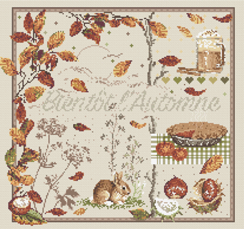 click here to view larger image of Bientôt l'Automne (counted cross stitch kit)