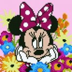 click here to view larger image of Minnie Mouse Daydreaming (Diamond Embroidery)