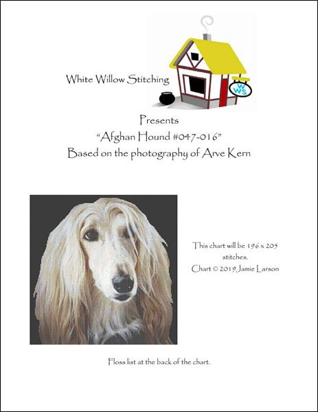 click here to view larger image of Afghan Hound II (chart)