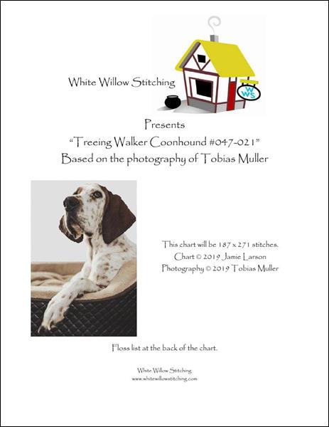 click here to view larger image of Treeing Walker Coonhound (chart)