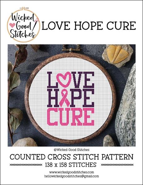 click here to view larger image of Breast Cancer - Love Hope Cure (chart)