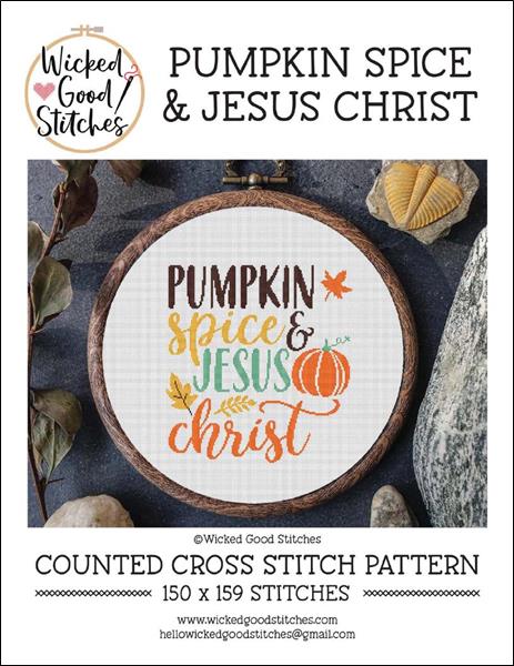 click here to view larger image of Pumpkin Spice and Jesus Christ (chart)
