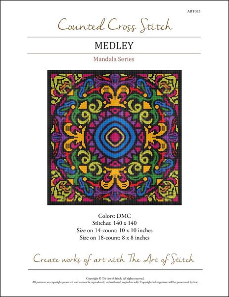 click here to view larger image of Mandala Series - Medley (chart (special))