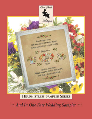 click here to view larger image of And In One Fate Wedding Sampler (chart (special))