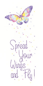 click here to view larger image of Spread Your Wings (counted cross stitch kit)