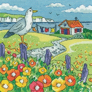 click here to view larger image of Poppy Shore - By The Sea (counted cross stitch kit)