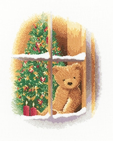 click here to view larger image of William At Christmas (counted cross stitch kit)