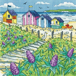 click here to view larger image of Sea Holly Shore - By The Sea (counted cross stitch kit)