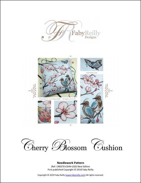 click here to view larger image of Cherry Blossom Cushion (chart)