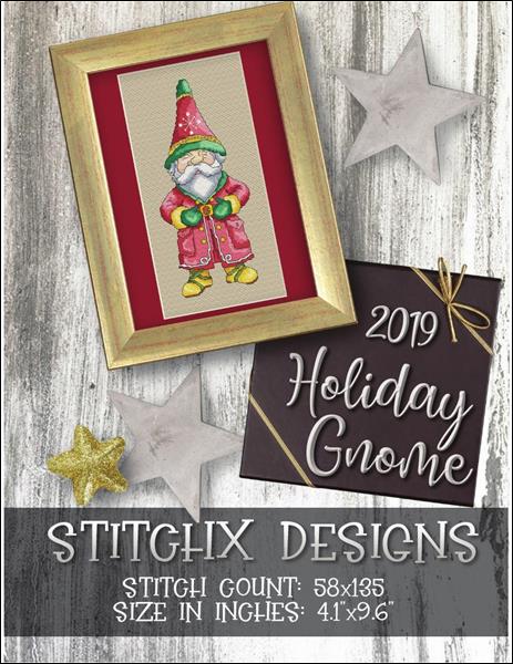 click here to view larger image of 2019 Holiday Gnome (chart)