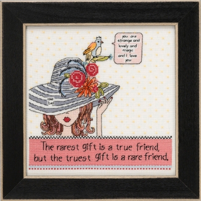 click here to view larger image of Rarest Friend (2019) (counted cross stitch kit)