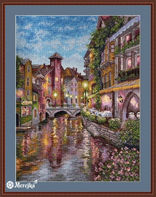 click here to view larger image of La Riviere (counted cross stitch kit)