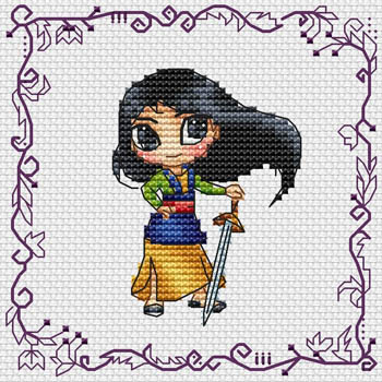 click here to view larger image of Baby Princess Mulan (chart)