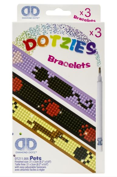 click here to view larger image of Dotzies Bracelets - Pets (Diamond Embroidery)