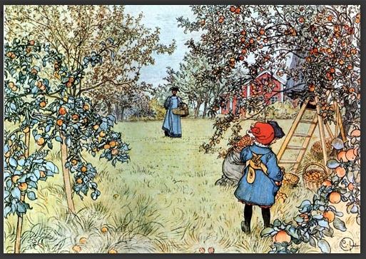 click here to view larger image of Apple Harvest - Carl Larsson (chart)