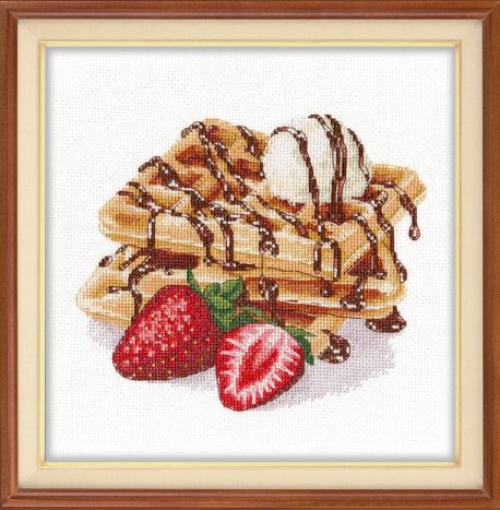click here to view larger image of Viennese Waffles (counted cross stitch kit)