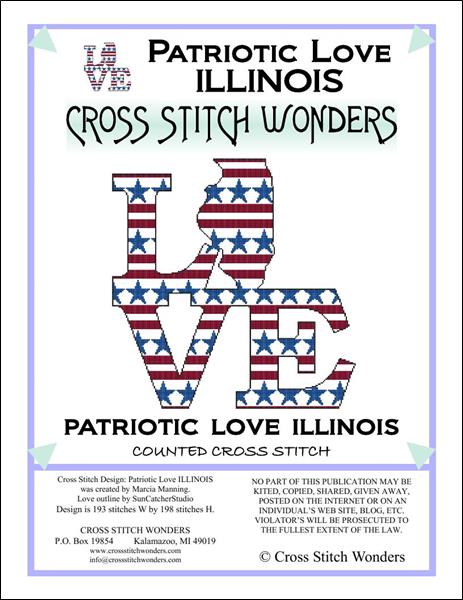 click here to view larger image of Patriotic Love - Illinois (chart)