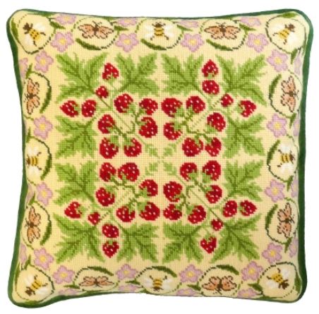 click here to view larger image of Strawberry Patch, The (needlepoint kit)
