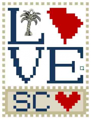 click here to view larger image of Love Bits States - Love South Carolina (chart)
