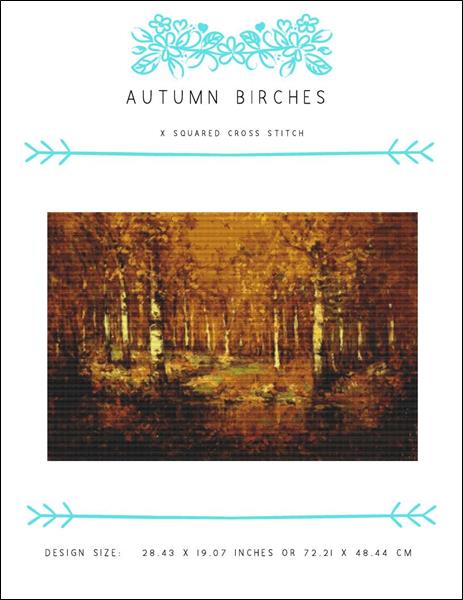 click here to view larger image of Autumn Birches (chart)