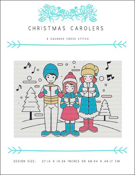click here to view larger image of Christmas Carolers (chart)