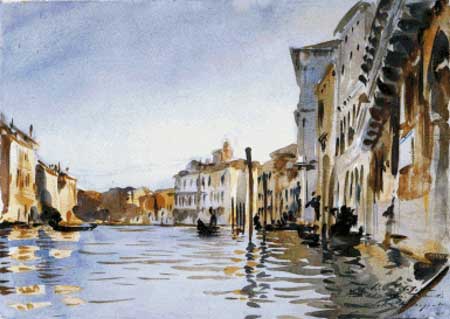 click here to view larger image of Grand Canal Venice - John Singer Sargent (chart)