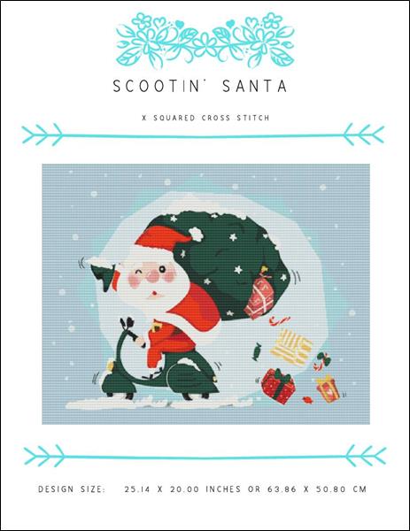click here to view larger image of Scootin Santa (chart)