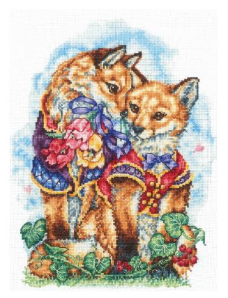 click here to view larger image of Wedding Photo (counted cross stitch kit)
