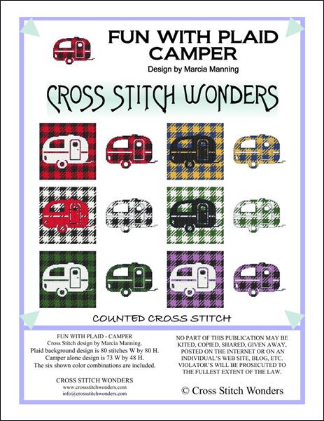 click here to view larger image of Fun With Plaid - Camper (chart)