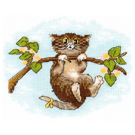 click here to view larger image of Throw Me UP ! (counted cross stitch kit)