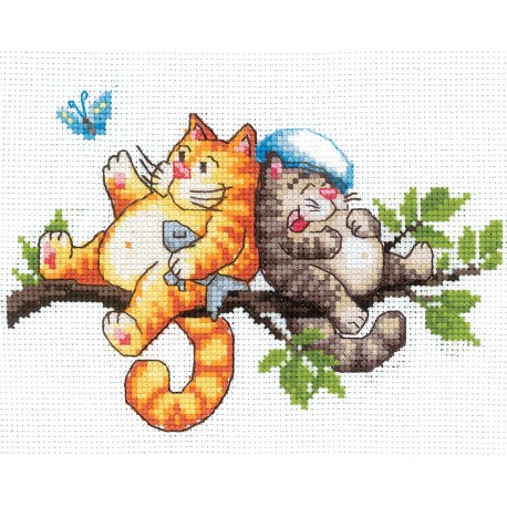 click here to view larger image of Relax ! (counted cross stitch kit)