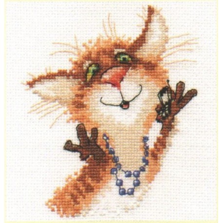 click here to view larger image of HELLO-O ! (counted cross stitch kit)