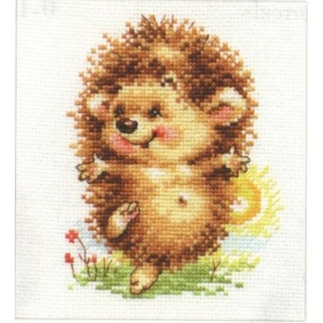 click here to view larger image of Hello New Day ! (counted cross stitch kit)