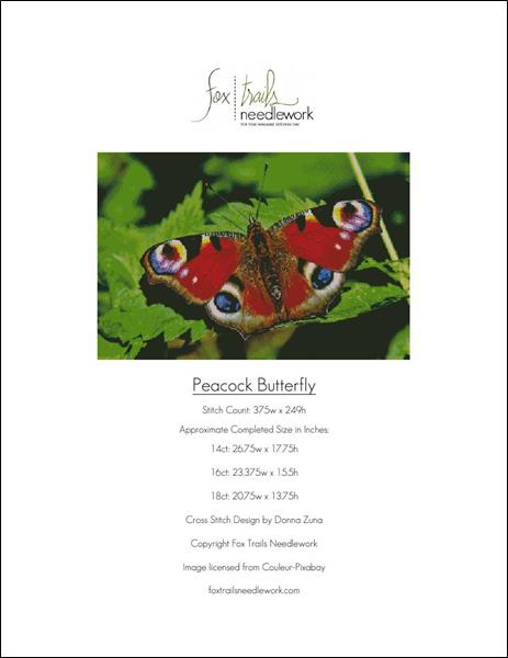 click here to view larger image of Peacock Butterfly (chart)