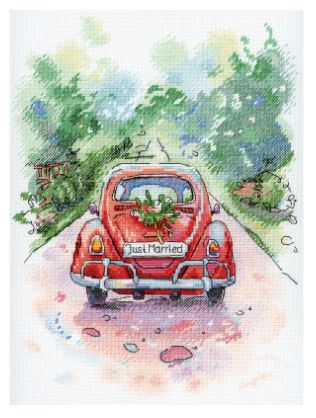 click here to view larger image of Romantic Journey (counted cross stitch kit)