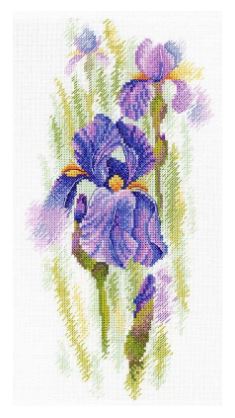 click here to view larger image of Ethereal Iris (counted cross stitch kit)