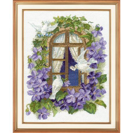 click here to view larger image of On the Wings of Love 2 (counted cross stitch kit)