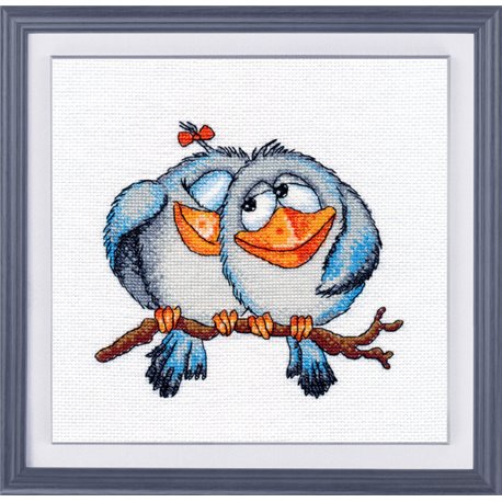 click here to view larger image of Crows (counted cross stitch kit)