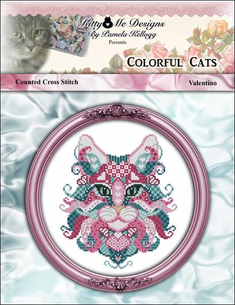 click here to view larger image of Colorful Cats - Valentino (chart)
