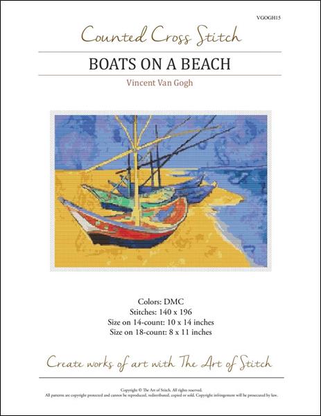 click here to view larger image of Boats on a Beach (Vincent Van Gogh) (chart)