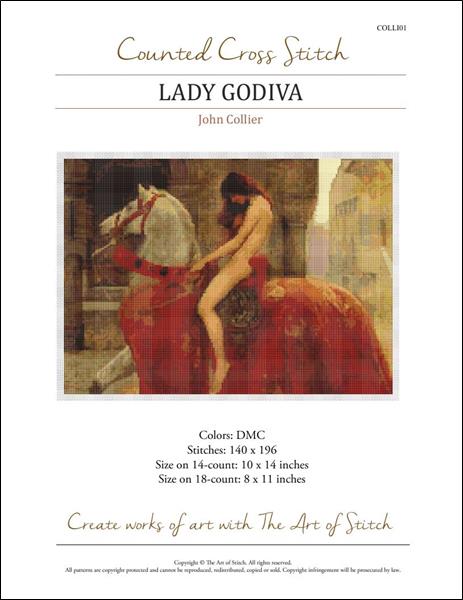 click here to view larger image of Lady Godiva (John Collier) (chart)