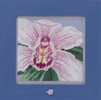 click here to view larger image of White Orchid (2020) (counted cross stitch kit)