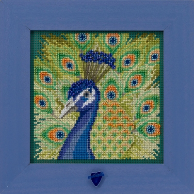 click here to view larger image of Proud Peacock (2020) (counted cross stitch kit)