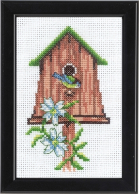 click here to view larger image of Birdhouse (counted cross stitch kit)