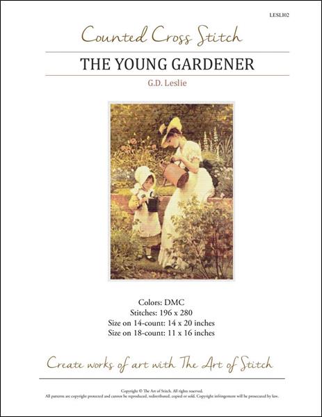 click here to view larger image of Young Gardener, The (G. D. Leslie) (chart)