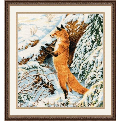 click here to view larger image of Ginger Huntress (counted cross stitch kit)