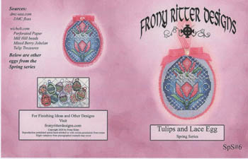 click here to view larger image of Tulips And Lace Egg (chart)