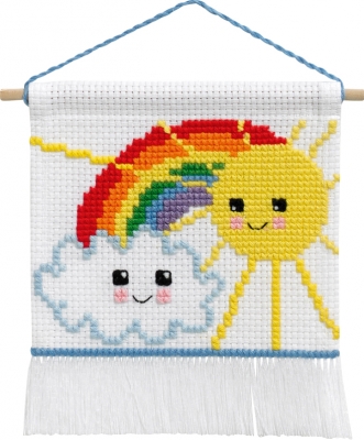 click here to view larger image of My First Kit - Sunshine  (counted cross stitch kit)