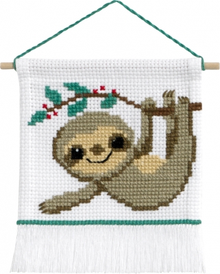 click here to view larger image of My First Kit - Monkey  (counted cross stitch kit)