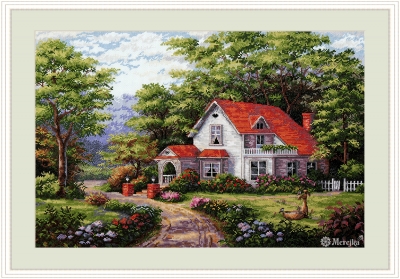 click here to view larger image of Sterling Estate (counted cross stitch kit)